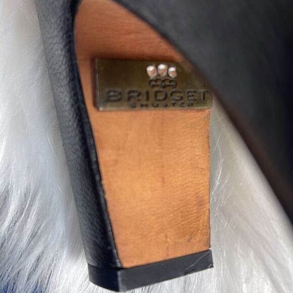 Bridget Shuster Vintage Rivet Stud Platform Sandals Sz 7.5 - Picture 6 of 7